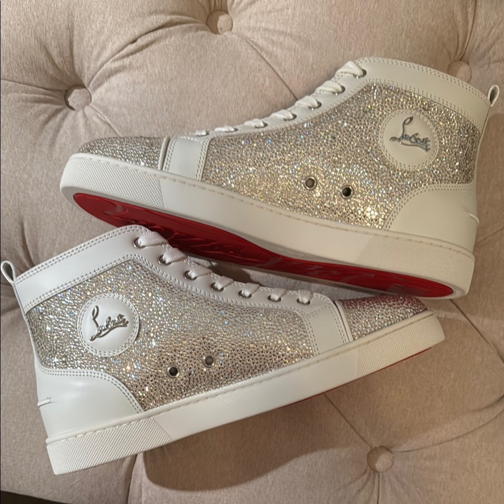 Men’s Christian Louboutin Limited Edition Louis Strauss High Top Sneakers